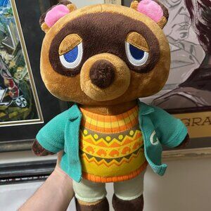 Build-A-Bear ACNH Animal Crossing New Horizons Tom Nook Plush Toy Doll Sweater